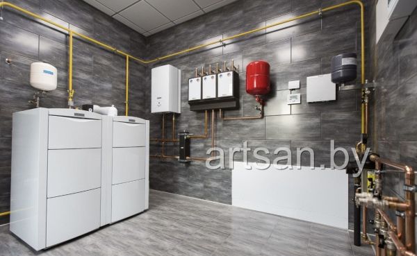 Профессиональная разводка отопления в частном доме в Кобрине, Бресте и области | ArtSan