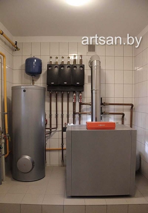 Монтаж отопления в коттедже в Кобрине, Бресте и области | ArtSan
